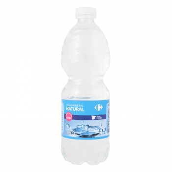 Agua mineral Carrefour natural 50 cl.