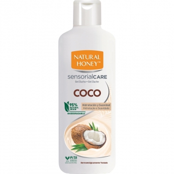 Gel de ducha Coco Natural Honey 650 ml.