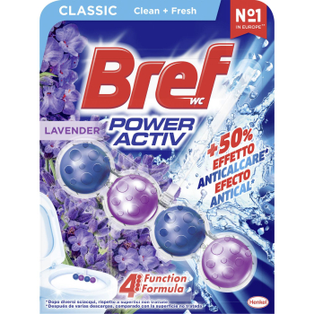 Colgador WC poder activo lavanda efecto antical Bref 1 ud.