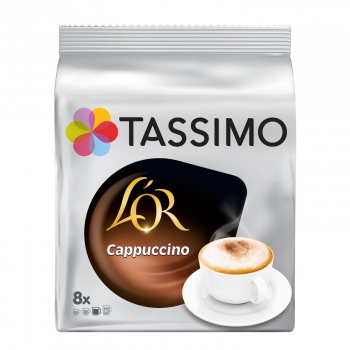 Café cappuccino en cápsulas L'Or Espresso Tassimo 8 unidades de 33,4 g.