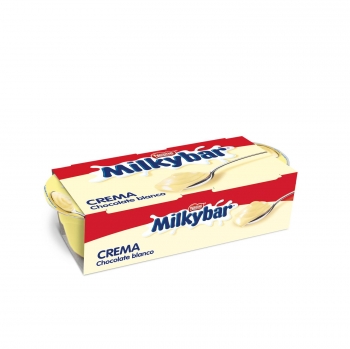 Crema de chocolate blanco Nestlé Milkybar pack de 2 unidades de 70 g.
