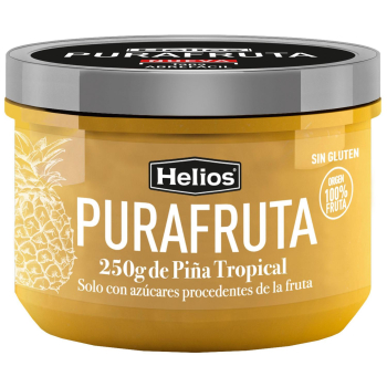 Fruta para huntar de piña tropical Purafruta Helios sin gluten 250 g.