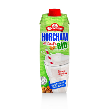 Horchata de chufa ecológica Mercader brik 1 l.