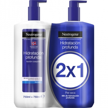 Loción corporal hidratación profunda para piel seca Neutrogena 750 ml.