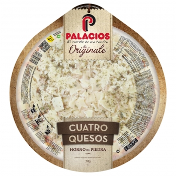 Pizza 4 quesos La Originale Palacios 390 g.