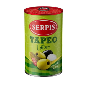 Cocktail de encurtidos tapeo latino Serpis sin gluten y sin lactosa 130 g.