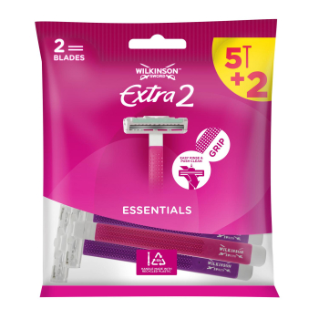 Maquinillas desechables para mujer Extra2 Essentials Wilkinson 5 ud.