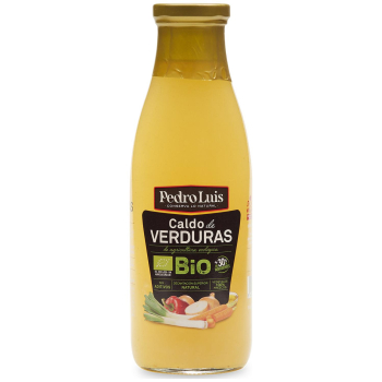 Caldo de verduras ecológico Pedro Luis sin gluten 725 ml.