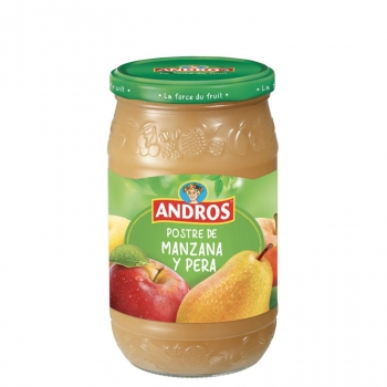 Compota de manzana y pera Andros 750 g.