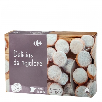 Delicias de hojaldre Carrefour 410 g.