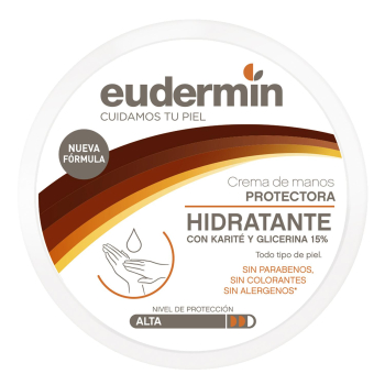 Crema de manos protectora hidratante Euderimin 200 ml.
