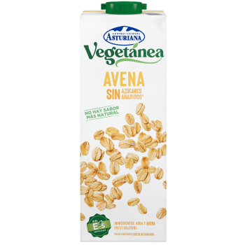 Bebida de avena sin azúcar añadida Central Lechera sin lactosa brik 1 l.