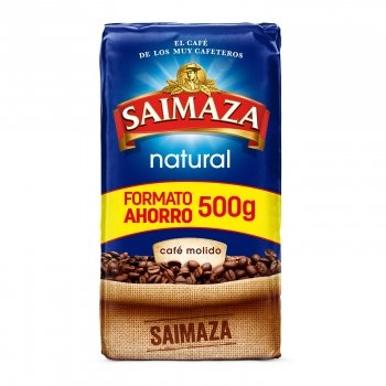 Café molido natural Saimaza 500 g.
