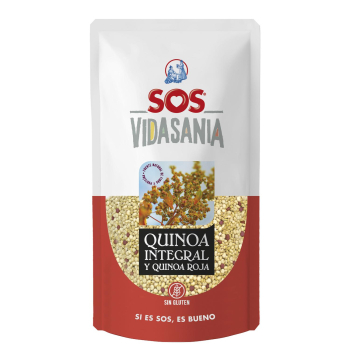 Quinoa integral y roja Sos sin gluten 200 g.