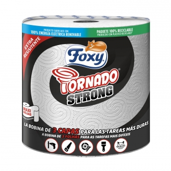 Papel de cocina Tornado Strong Foxy 1 rollo