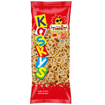 Aros de maíz fritos Kaskys Tosfrit sin gluten 45 g.