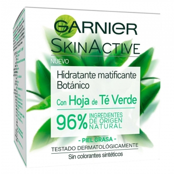 Crema Hidratante Facial Té verde Garnier-Skin Naturals 50 ml.