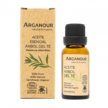 Aceite esencial árbol del té 100% puro ecológico Arganour 20 ml.