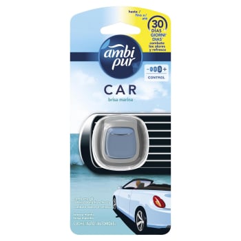 Ambientador de coche brisa marina Car aparato y recambio Ambi Pur 1 ud.