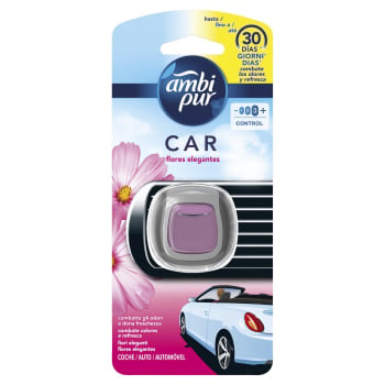 Ambientador de coche flores elegantes Car aparato y recambio Ambi Pur 1 ud.