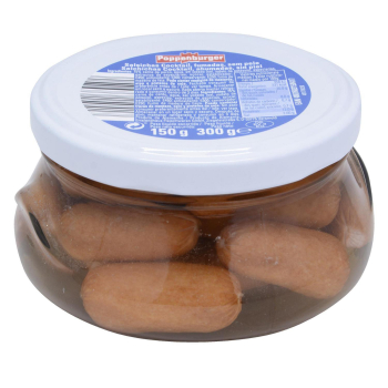 Salchichas ahumadas sin piel Poppenburger 150 g.