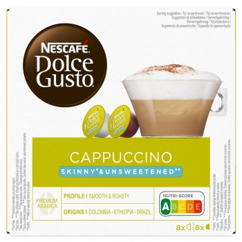 Café cappuccino light en cápsulas Nescafé Dolce Gusto 16 ud.