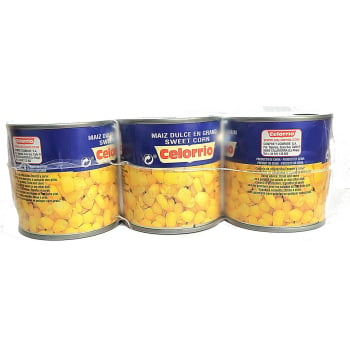 Maíz dulce pack Celorrio 3 x 140 g