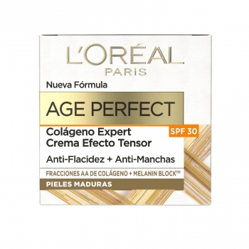 Crema SPF 30 antiflacidez antimanchas pieles maduras Age Perfect L'Oréal Paris 50 ml.
