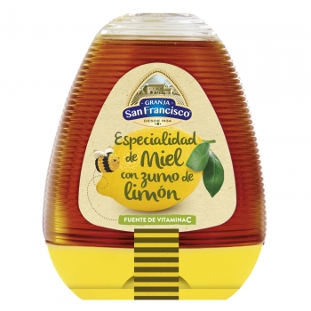 Miel con zumo de limón Granja San Francisco 350 g.