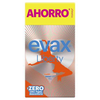 Compresas super con alas Liberty Evax 18 ud.