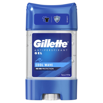 Desodorante gel antitranspirante Cool Wave Gillette 70 ml.