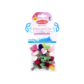 Caramelos de goma Premium Mix Miguelañez sin gluten 150 g.