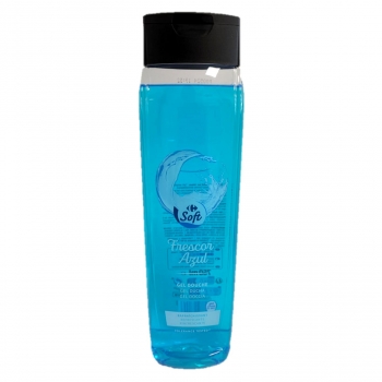 Gel de ducha refrescante Frescor Azul Carrefour 750 ml.