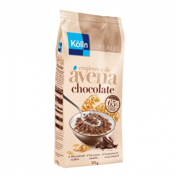 Cereales de avena integral crujientes con chocolate Kölln 375 g,