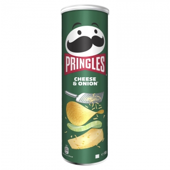 Aperitivo de patata sabor queso y cebolla Pringles 185 g.