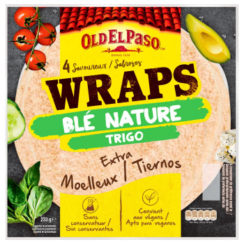 Tortillas de trigo wrap Old El Paso 233 g.