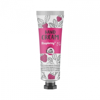 Crema de manos perfume frambuesa Carrefour mini's Soft 30 ml.