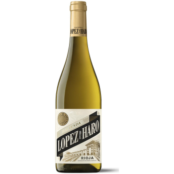 Vino blanco Hacienda López de Haro D.O.Ca. Rioja 75 cl.