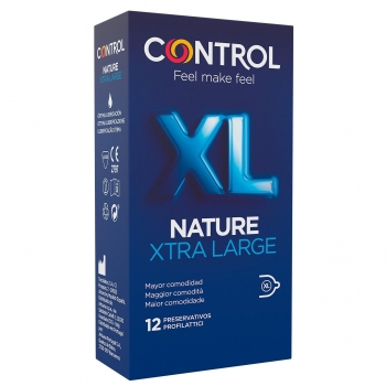 Preservativos nature XL xtra large Control 12 ud.