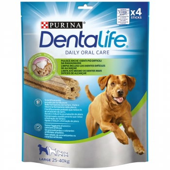 Snack dental para perro grande Purina Dentalife 142 g