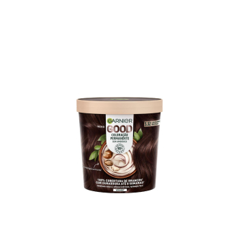 Coloración permanente sin amoniaco fórmula vegana tono 3.12 castaño arándano Good Garnier 1 ud.