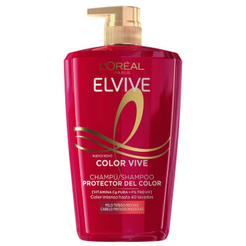 Champú para pelo teñido/mechas Color Vive L´oréal-Elvive 1 l.