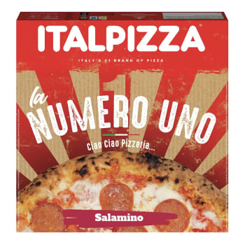 Pizza con salami pepperoni Italpizza 410 g.