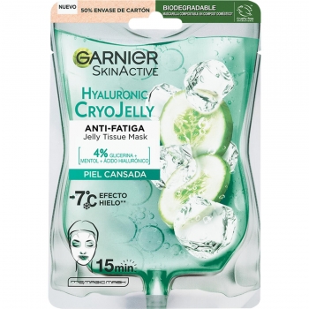 Mascarilla antifatiga piel cansada Hyaluronic Cryo Jelly SkinActive Garnier 1 ud.