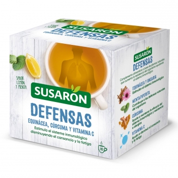 Infusión defensas sabor limón y menta en bolsitas Susarón 10 ud.
