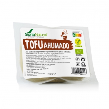 Tofu ahumado ecológico Soria Natural sin gluten 250 g.