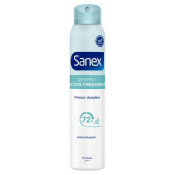 Desodorante en spray dermo active freshness Sanex 200 ml.