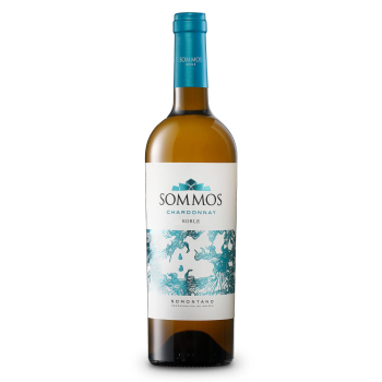 Vino blanco envejecido en roble chardonnay Sommos D.O. Somontano 75 cl.