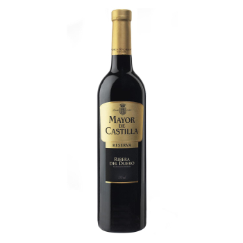 Vino D.O. Ribera del Duero tinto reserva Mayor de Castilla 75 cl.