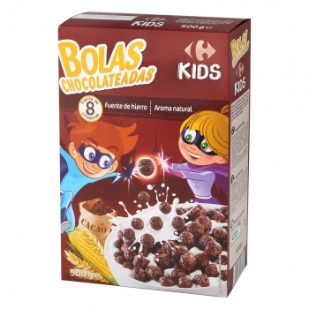 Cereales chocolateados Carrefour Kids 500 g.